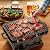 Hibachi Grill Outdoor, Portable Mini Charcoal Grill, 100% Pre-Seasoned Cast Iron, Small Japanese Yakitori Tabletop Skillet Grill Stovo for Camping, Outdoor