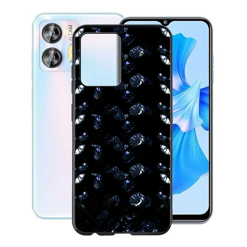 KJYFOANIfor Oukitel C36 Case, Black Shockproof Bumper Sleeves, 360° Drop Protection Shell Full Body Ultra-Thin Soft Silicone Cover for Oukitel C36 (6.56") - XT24