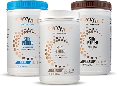 Miniatura 9 de Stay Planted Plant-BasedNon-GMO Soy Healthy Protein Powder Drink Mix - Chocolate Flavored - 2lb Tub - 13g Protein - Makes Great Tasting Low Carb