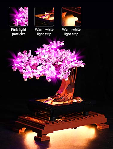 ZHLY LED Licht-Set für Lego Creator Expert Bonsai Baum Beleuchtung Lichtset Kompatibel Mit Lego 10281 Creator Expert… – Bild 4