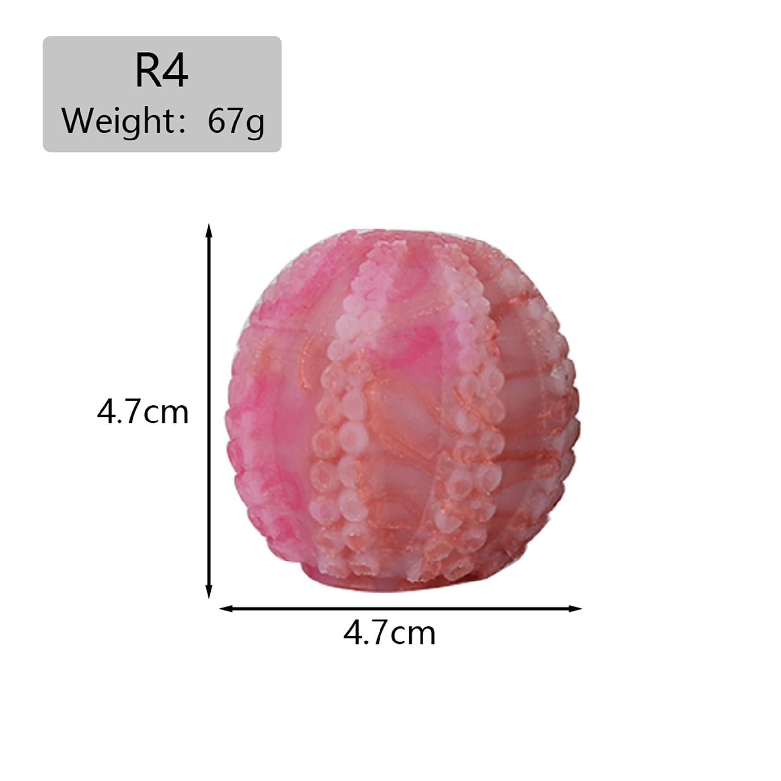 HXLXW Liebeskugeln Alien-Sporen Eier für Ovipositoren Durchmesser 4,7 cm x Länge 4,7 cm,Vaginal-Anal-Stimulator-Perlen, Vagina schrumpfendes Sexspielzeug Sexspielzeug(5pcs)