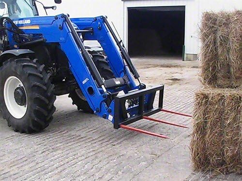 Euro Global Bale Spear Attachment - 3 x 49" Prongs