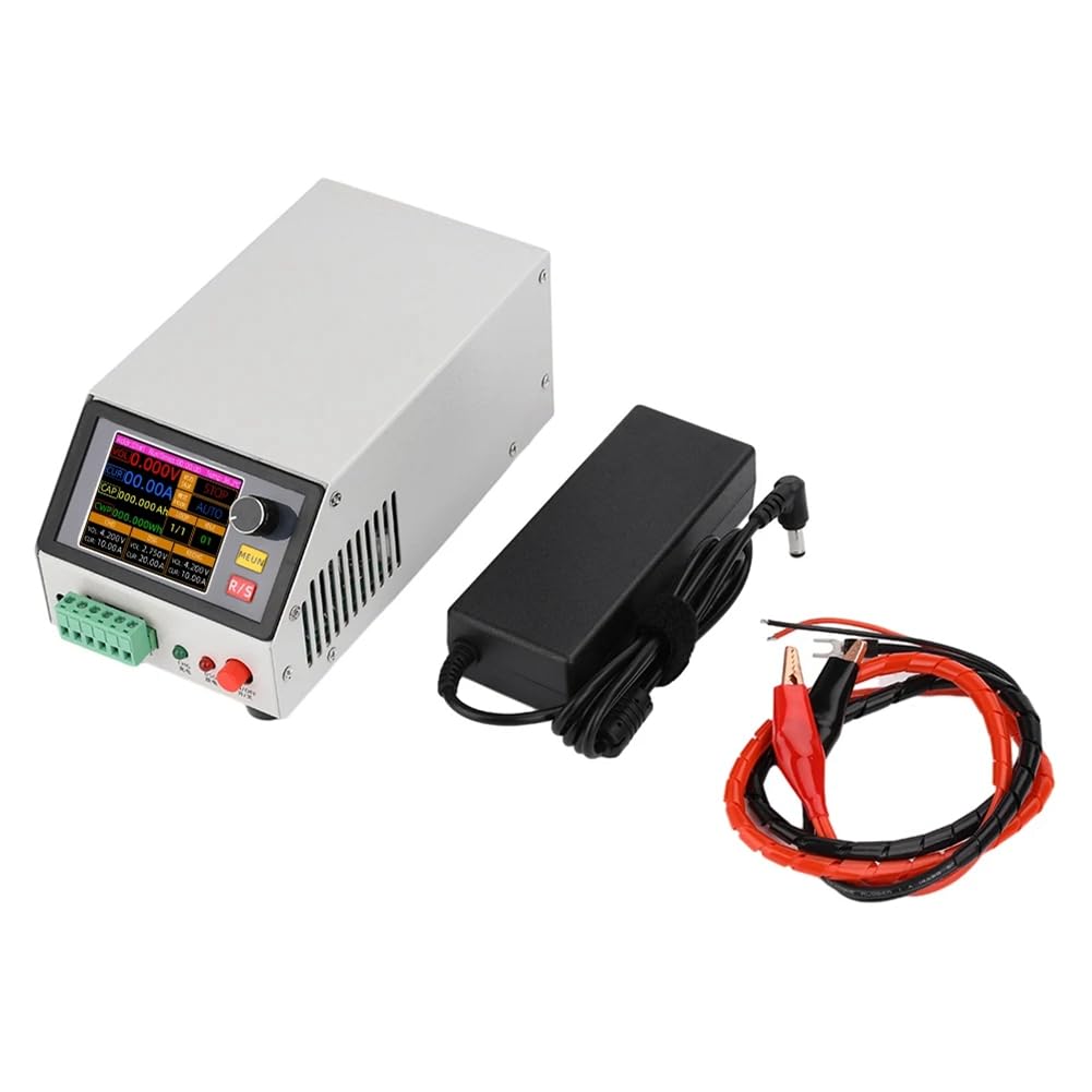 BT1CHN-18V-1020 Comprobador de Capacidad de Batería para Carga y Descarga. Comprobador Electrónico de Carga. Comprobador de Cargador de Energía. Enchufe Europeo.