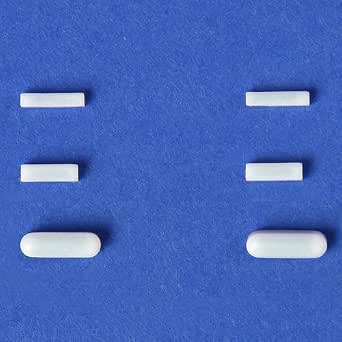SP Bel-Art Spinbar Teflon Micro (Flea) Magnetic Stirring Bar, 7 x 2mm, White