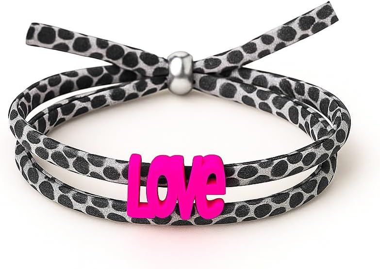 Triangle Fixe Réglable Rose Motif Léopard - Top Roar-pink Tri-fixo