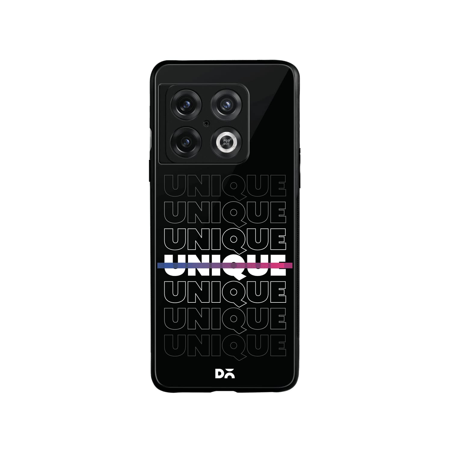 DailyObjects Unique Glass Back Case Cover for OnePlus 10 Pro | Camera Protection | Precise Cutouts | Modern Design | Proper Fit | Flexible | Lightweight | Wireless Charging Compatible