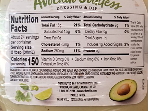 Culinary Treasures Avocado Goddess Salad Dressing & Dip (2 Pack- 2x24 fl oz) - Thumbnail 2