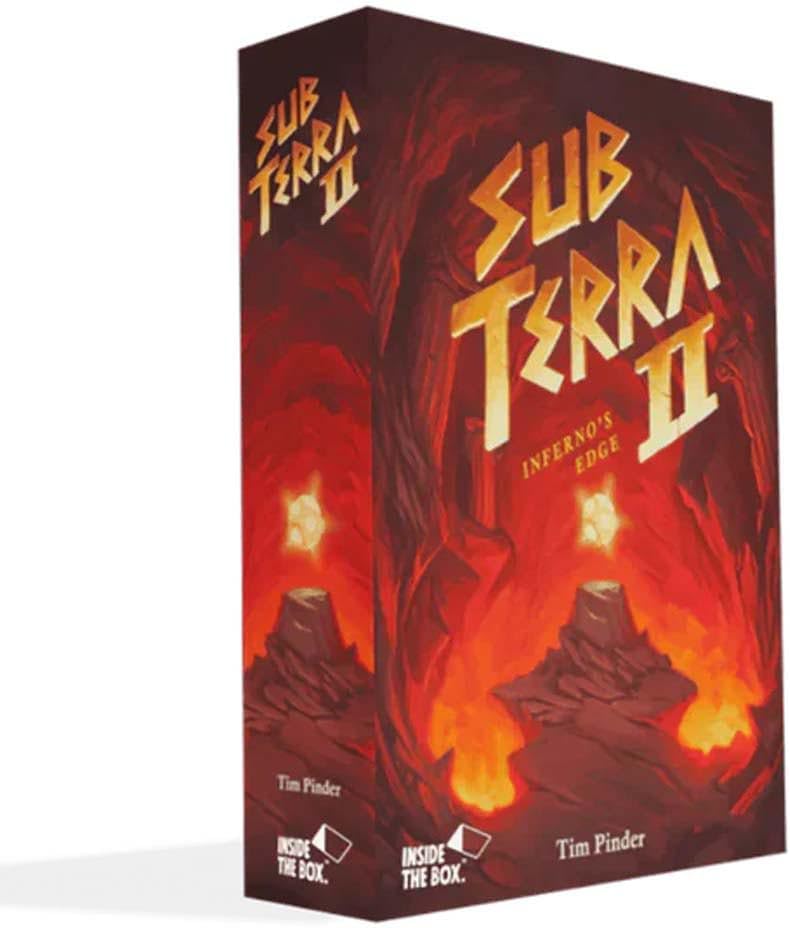 Sub Terra II: Inferno’s Edge – Board Game by Inside The Box 1-6 Players – Board Games for Family – 45-75 Minutes of Gameplay – Games for Game Night – Teens and Adults Ages 14+ - English Version
