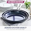Blue Diamond Cookware Hard Anodized Ceramic Nonstick, 10" and 12" Frying Pan Skillet Set, PFAS-Free, Dishwasher Safe, Oven Safe, Grey #5