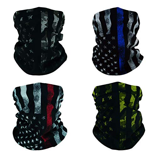 Image of Elastic Headwear Bandana Headband Half Face Mask Scarf Neck UV Sun Protection