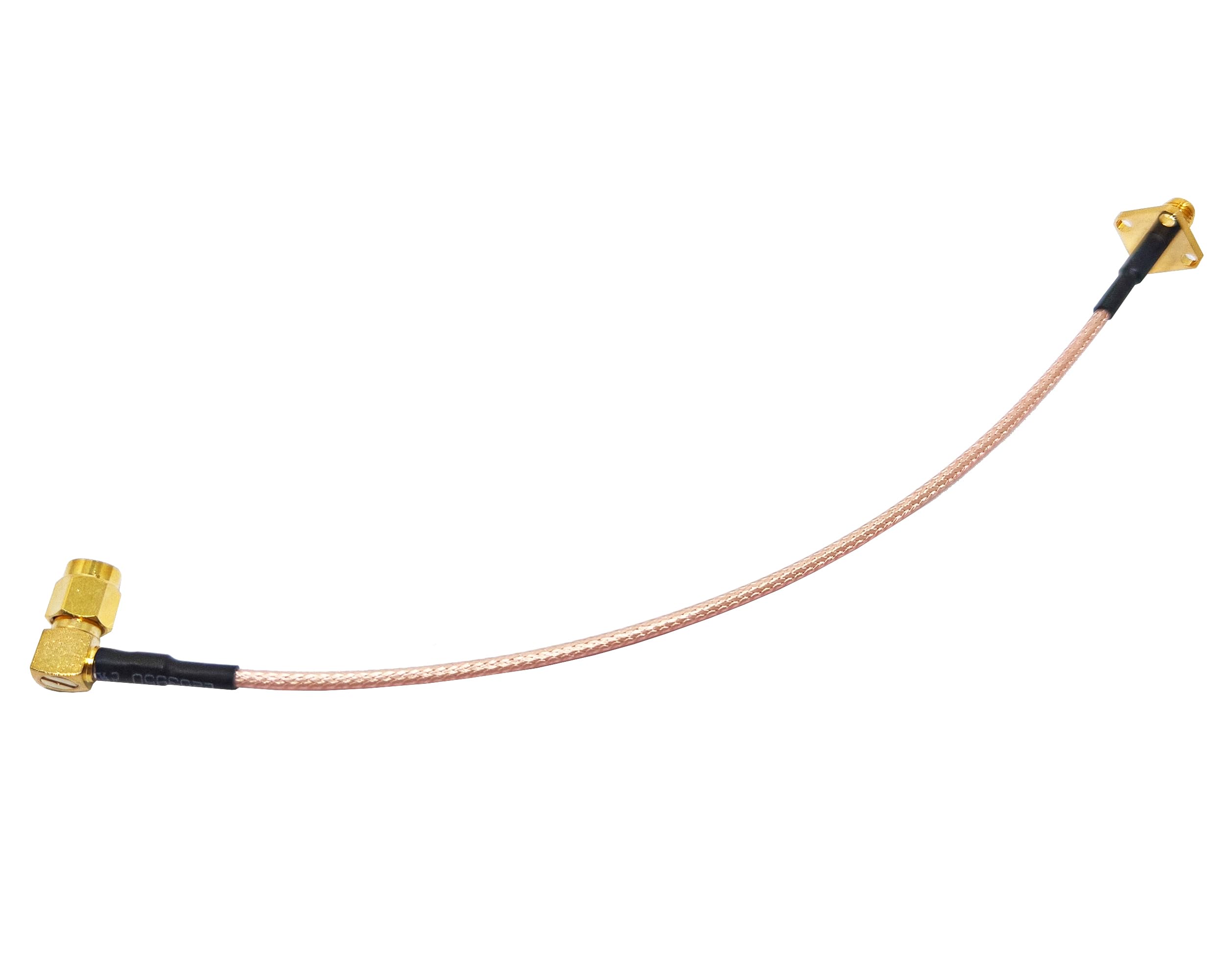 2 cables de extensión coaxial RG316 para redes inalámbricas y videovigilancia (2 pies)