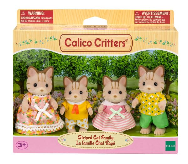Amazon.com: Calico Critters Sandy Cat Family, Set of 4 Collectible