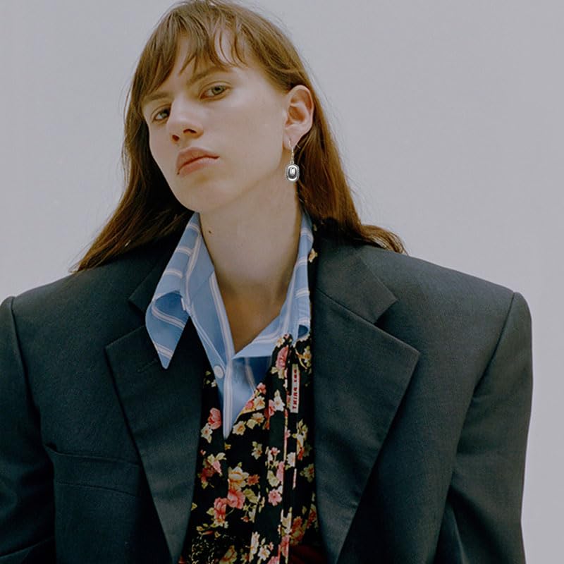 ONLYJUMP Cowlady Western Earrings for Women Vintage Western Cowlady Earrings Cowlady Hat Earrings Lucky Horse shoe Dangle Drop Earrings Rodeo Earrings Jewelry Gifts4