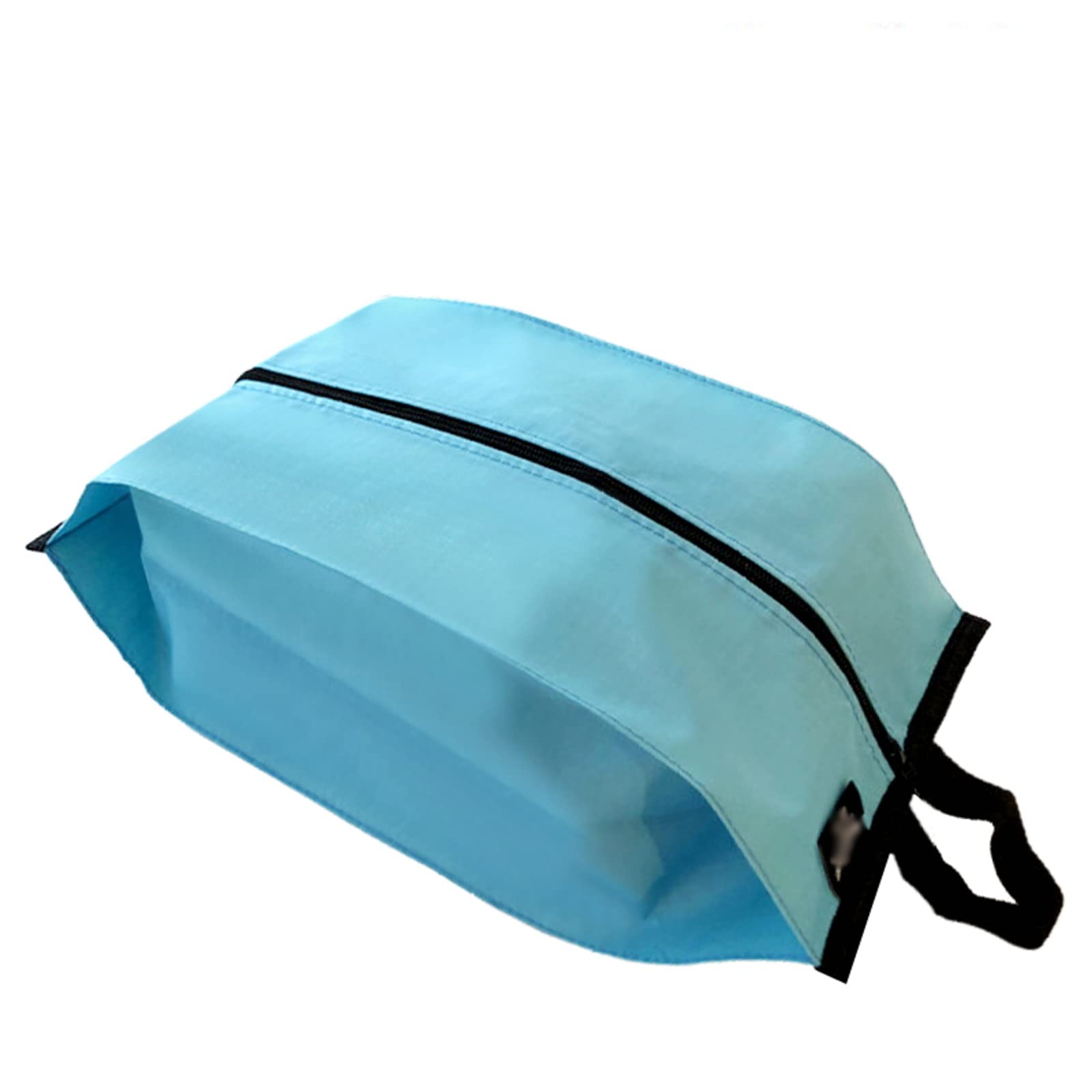 Sac chaussures étanche en nylon daim avec fermeture forte bleu