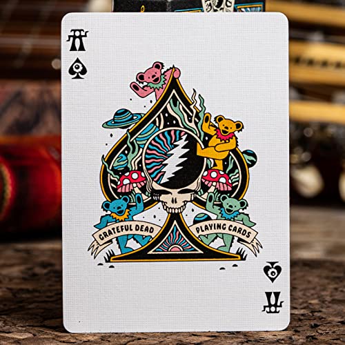 Baraja de Naipes Póker Grateful Dead con Arte Icónico miniatura 5