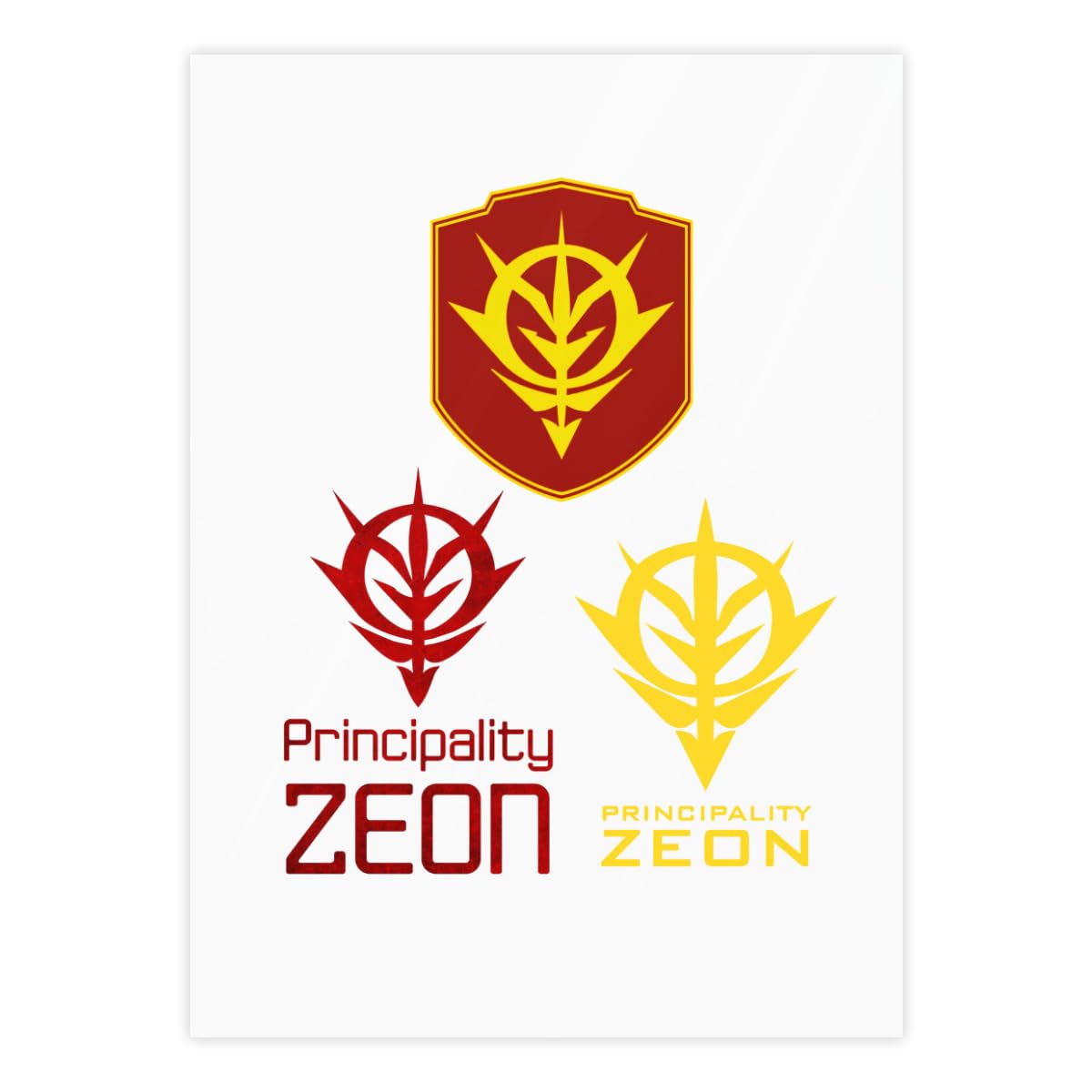 Amazon.co.jp: ステッカー シール ネオ ジオンガンダム シャア