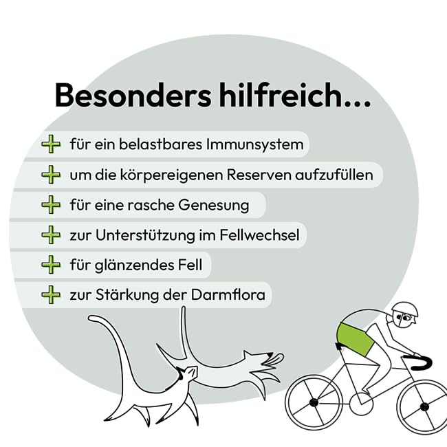 GRAU - das Original - 100 % natürliche Bierhefe, für glänzendes Fell und kräftige Haut, reich an Mineralstoffen und Spurenelementen1er Pack (1 x 500 g), Ergänzungsfuttermittel für Hunde und Katzen