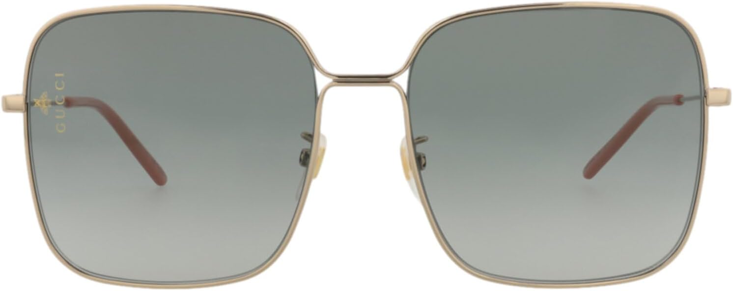 GucciSquare-Frame Metal Sunglasses