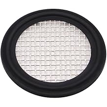 DERNORD 1.5" FKM Sanitary Gasket w/ Stainless Screen - Tri Clamp Clover 10 Mesh