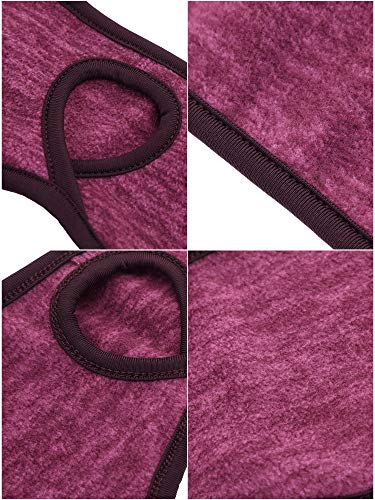 Bandeau en polaire protège-oreilles pour courir les cheveux attachés - 5