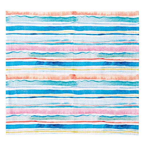 Servilleta de Tela C&F Home Mermaid Garden Rayas Azul 18 x 18 in miniatura 2