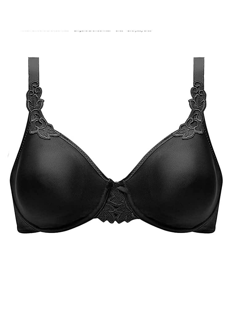 Reggiseno a balconcino, Chantelle Basic Invisible, (Memory Form) Nero (11) 2E