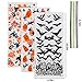 LOKIPA Halloween Cellophane Treat Candy Bags, 150 Pieces - Gift Goody Snack Sweet Bags with Twist Ties for Party Supply (3 Styles)