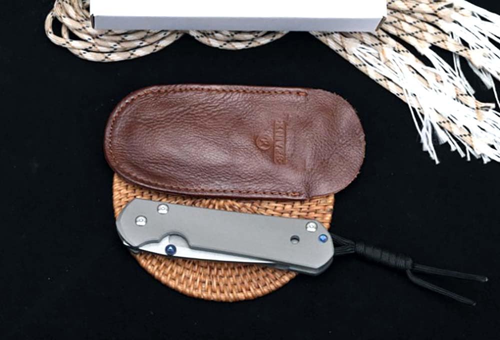 Klappmesser 8.27" Taschenmesser slim aus stahl s35vn & Titan, Outdoor Survival Messer Camper Jagdmesser,Scharfes Einhandmesser praktische,Titanlegierung messer edc mit clip Scheide,geschenk für männer