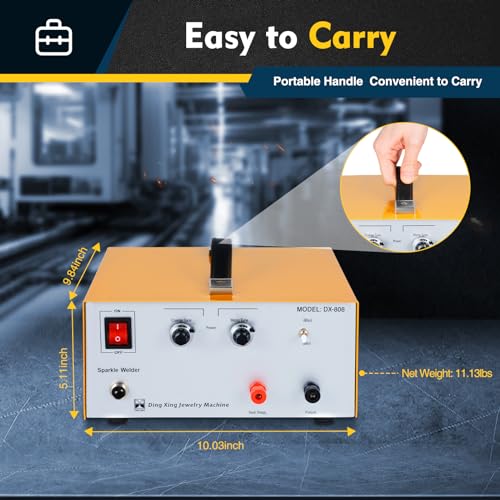 HZOPUTLH 80A Portable Jewelry Welder