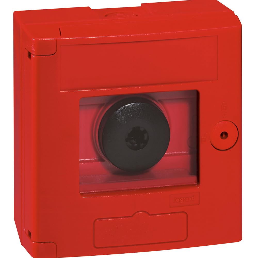 LEGRAND, Sicherheitskasten (rot) IP 44 - IK 07 mit Taster, 038011