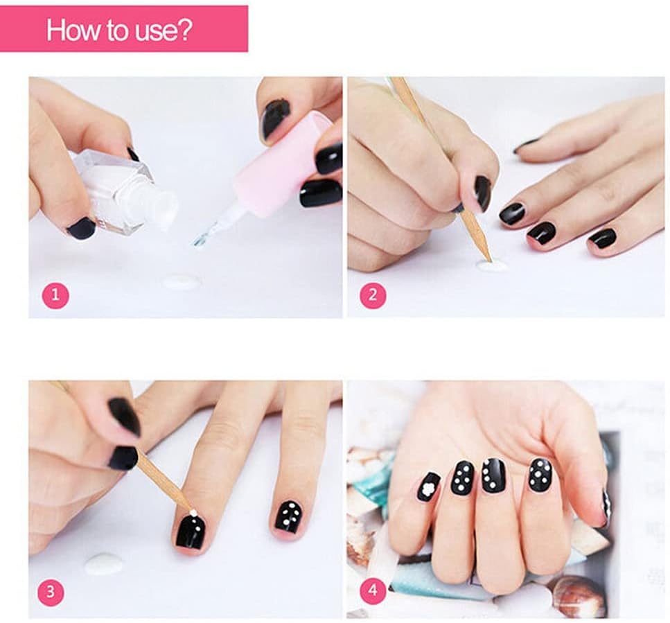 100 Pcs Nail Art Pedicure Tools, 50 Pcs Mini Nail Files Double Sided Fingernail Files Emery Boards and 50 Pcs Nail Cuticle Sticks Orange Sticks for Nails