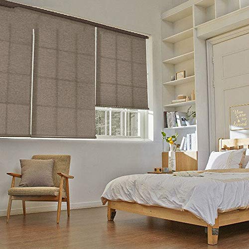 Tenda a rullo ignifuga, con blocco UV, traslucida, oscurante, per finestre, camera da letto e cucina