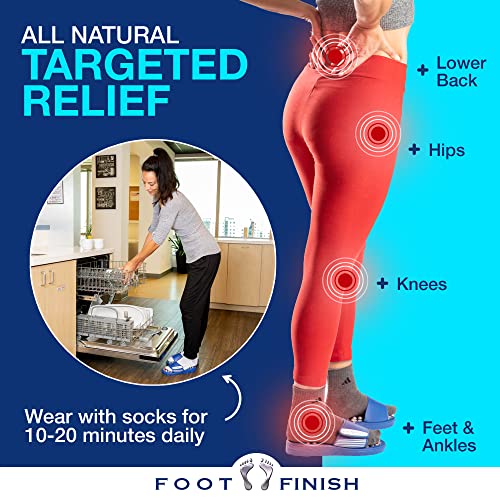 Plantar Fasciitis Relief Acupressure Slippers - Reflexology Foot Massager For Plantar Fasciitis & Neuropathy Pain Relief For Feet - Health Care Products Dad Gifts - Works As Acupuncture Mat (Size M) #TOP3