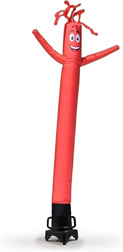 Miniatura 5 de Feather Flag Nation - Marioneta inflable de 8 pies de alto para hombre, con motor soplador de aire incluido con bailarina de color sólido de 6 pies