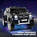 JOYLDIAS Ride On Cars for Kids, Licensed Mercedes-Benz Maybach G650S, 12V7AH Battery Powered Toy Electric Car w/2.4GHz Remote Control, 2 Engines, 3 Speeds, Bluetooth, LED Lights, Black