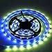 CHINLY WS2812B LED Strip Light 16.4ft/5M Individually Addressable 5050 RGB Flexible Dream Color 30LEDs/m Waterproof IP67 PCB Black DC5V