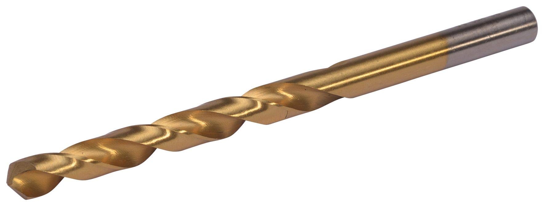 SW Stahl Set 10 Punte Elicoidali HSS-G TiN 5,5 mm, Trapano Metallo DIN 338 | Punta elicoidale rettificata a croce DIN 338, rivestimento nitruro di titanio per foratura metallo ad alta velocita