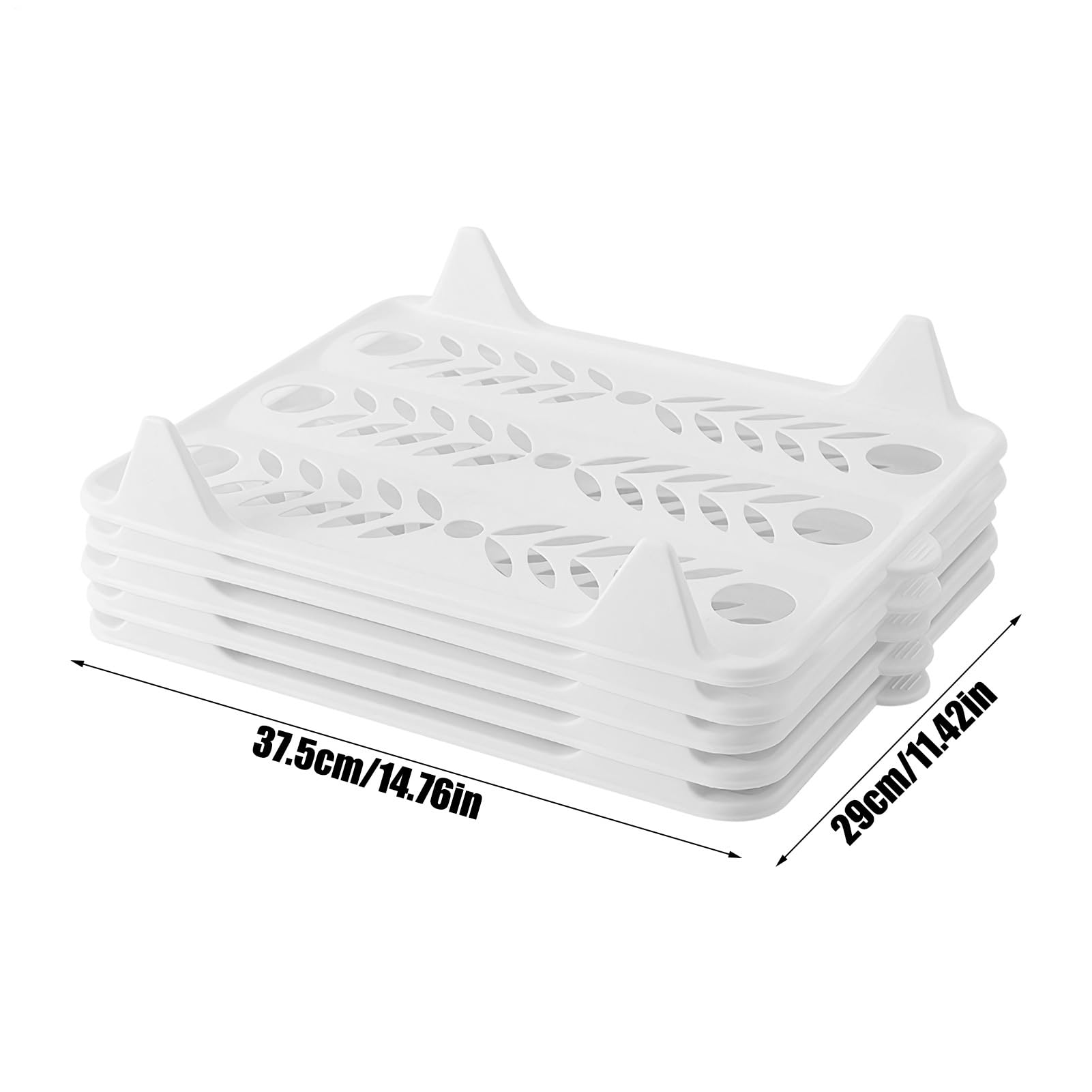 Organizador de Camisetas Separador de almacenaje 5 piezas ahorra espacio | Divisores Entrelazables para Suéteres para armario interior del hogar: vaqueros, jerséis, camisetas, calcetines y toallas
