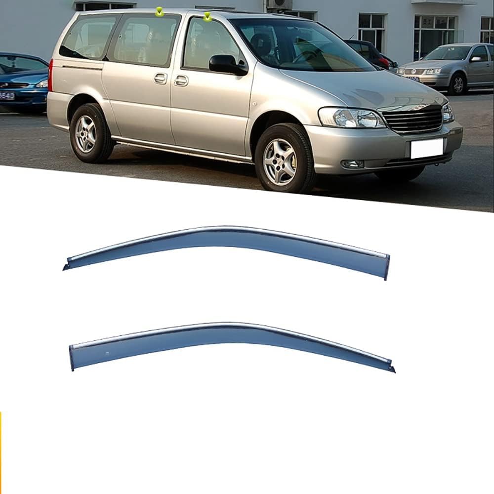 PANXUC Car Wind Deflectors for Buick GL8 2003, Side Window Wind Rain Deflector Window Visor Sun Rain Guard Smoke Guards