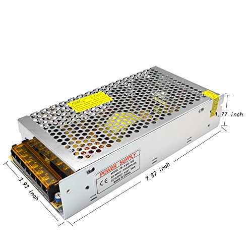 Padarsey 110/220V to DC 12V 10A 120W Switch Power Supply Driver Power Transformer for CCTV Camera Security System LED Strip Light(12V 10A)4