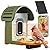 Smart Bird Feeder with Camera, 2.5K UHD Bird Feeder Camera Solar Powered, Sensitive AI Identification, Instant Alerts Capture Video, IP66 Waterproof for Outdoor, Ideal Gift, Green