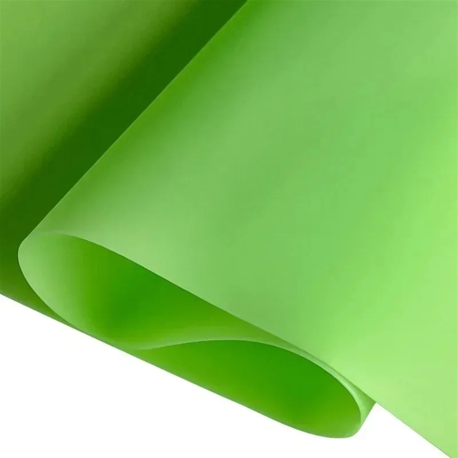 XHT Gelee-PVC-Vinyl Rolle – 30x135 Cm, 0,5 Mm Dick, Weich & Transparent, Für DIY, Grün
