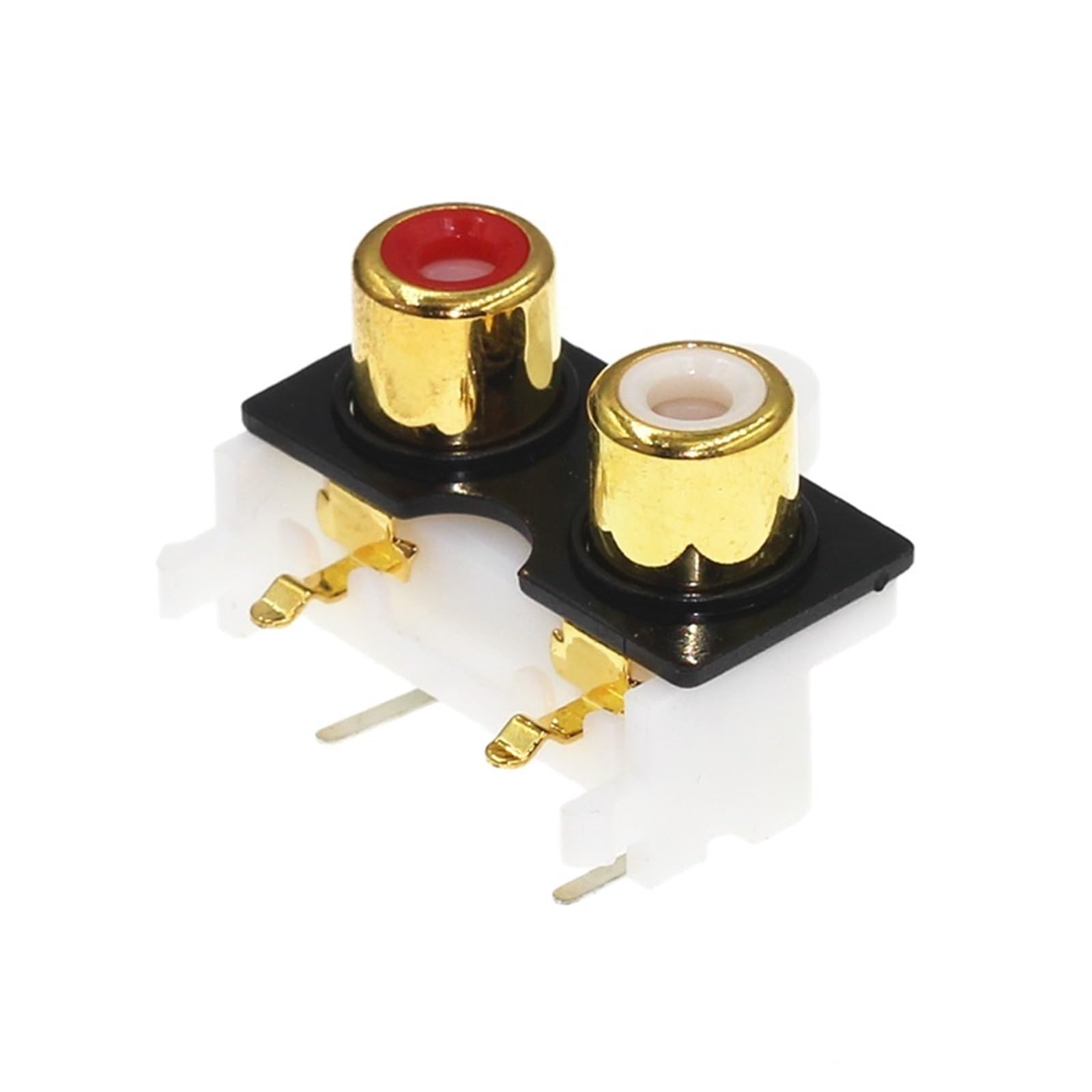 Conector de audio de 2 orificios AV2-8.4-8 vertical para soldar en placa PCB 8