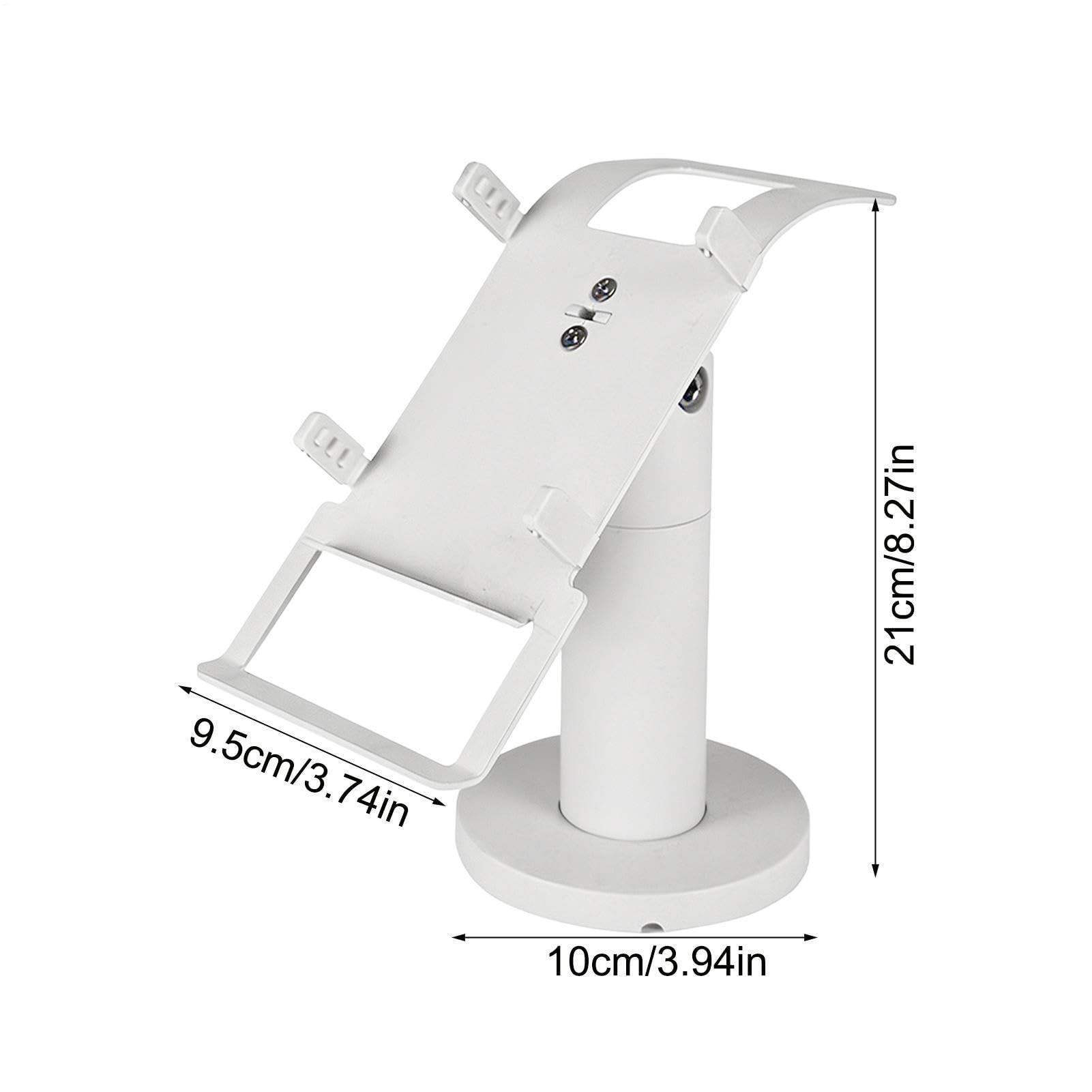 Soporte para Terminal POS | Abrazadera antivuelco con rotación de 360° | Montura TPV y Registradora,para Supermercado, Tienda, Almacén, Mostrador, Mesa Servicio, Barra de Bar, Feria Comercial