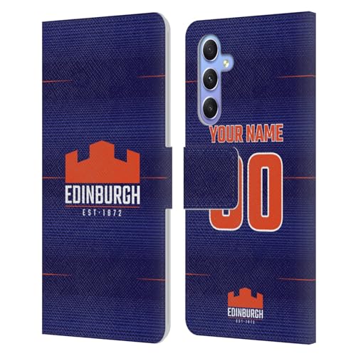 Coque Samsung Galaxy A34 5G Edinburgh Rugby par Head Case Designs en cuir étui portefeuille