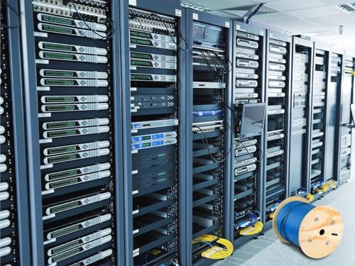 Cable Ethernet Monoprice Cat6A Plus F/UTP 1000 ft Azul miniatura 5
