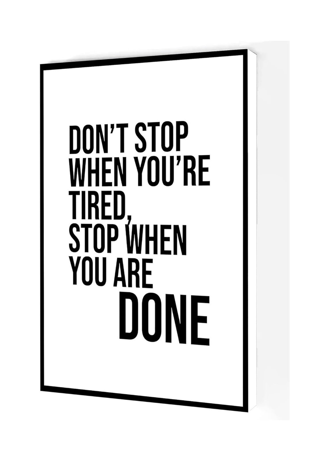 LLBOGRGGN Uplifting Quote Wall-Art, Motivational Saying for Success Mindset, Inspirational Print Modern Home Office Decor Gift Idea(Unframed,16X24inch(40X60cm))
