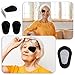 YUXIANLB 40 Pcs Amblyopia Eye Patches, Breathable Adhesive Sleep Patches for Lazy Eye Treatment, Light Blocking Disposable Eyes Pads, Latex-Free Bandages for Adults(3 x 2 Inch)