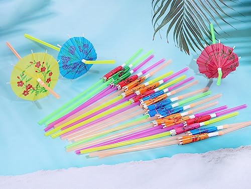 Pitillos de fiesta hawaiana 25 pcs color surtido miniatura 3
