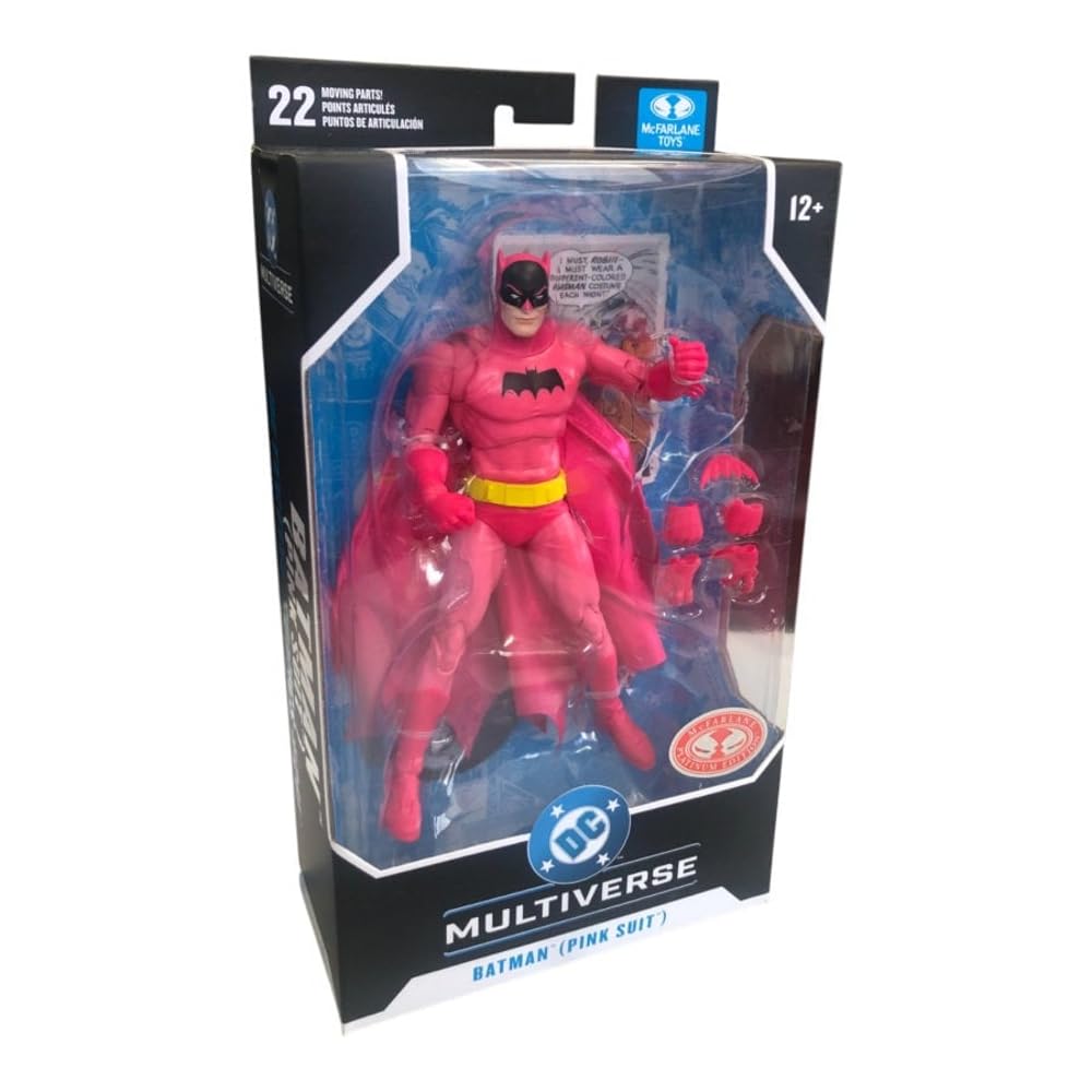 DC Multiverse Rosa Batman Chase de 7 pulgadas para dioramas y fotografía 2